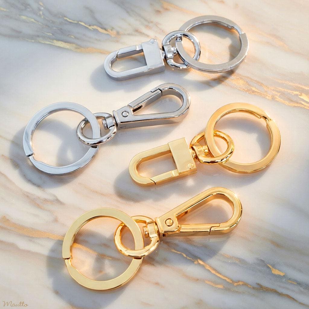 Swivel Clip Key Ring Chain – Gold or Nickel Bag Accessory - Etsy