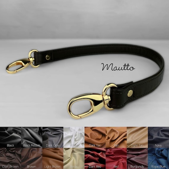 Short Shoulder Strap or Handle 20 inch Length 0.75 inch Wide Leather Purse bag Strap Choose Leather and Connector Style Etsy Canada