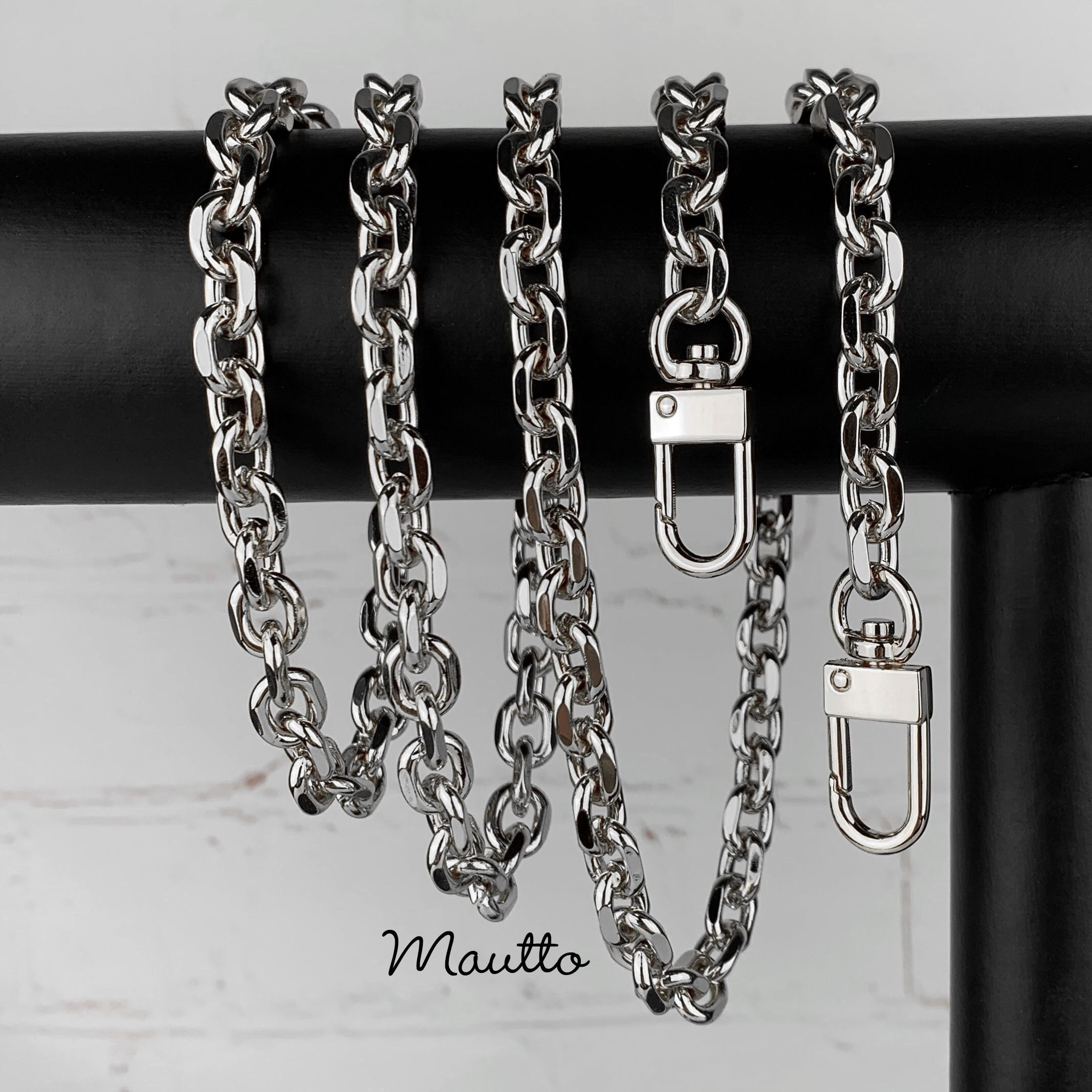 PRETYZOOM Black Chunky Chain Strap Acrylic Chain Luxury Handbag Strap  Replacement Purse Clutches Han…See more PRETYZOOM Black Chunky Chain Strap