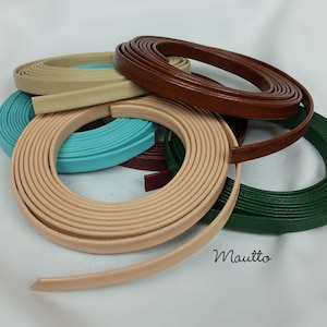 Leather Lace Strip, 1/4 inch Wide, 36 inch Length - Great for DIY Projects, Drawstrings, Crafts, Roman Sandals, Saddle Stitching, etc
