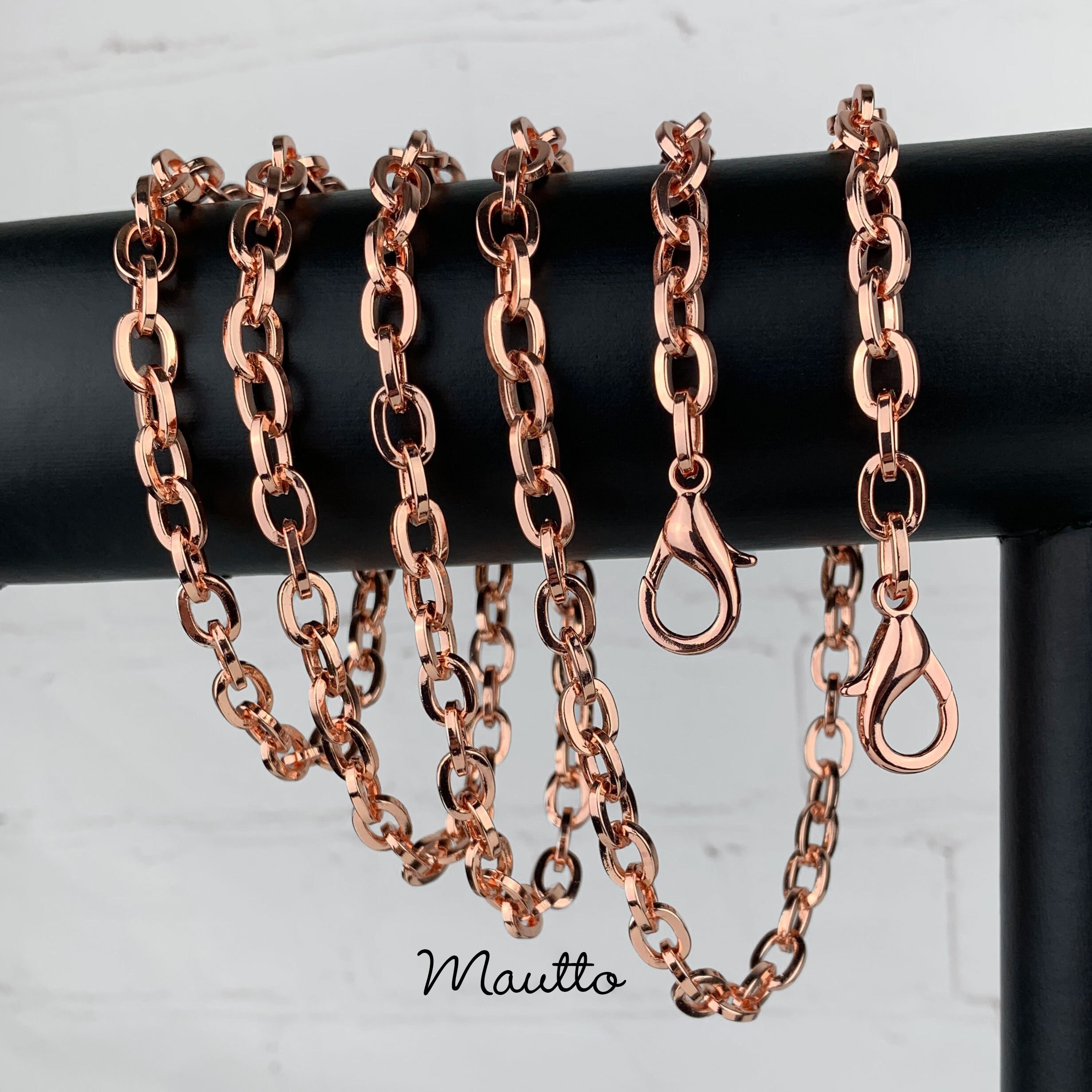 Petite Chain Strap Extender Accessory for LV Pochette & More Mini Elongated  Box Chain With Mini Lobster Clasp Gold or Nickel Finishes 