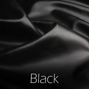 Black leather swatch.