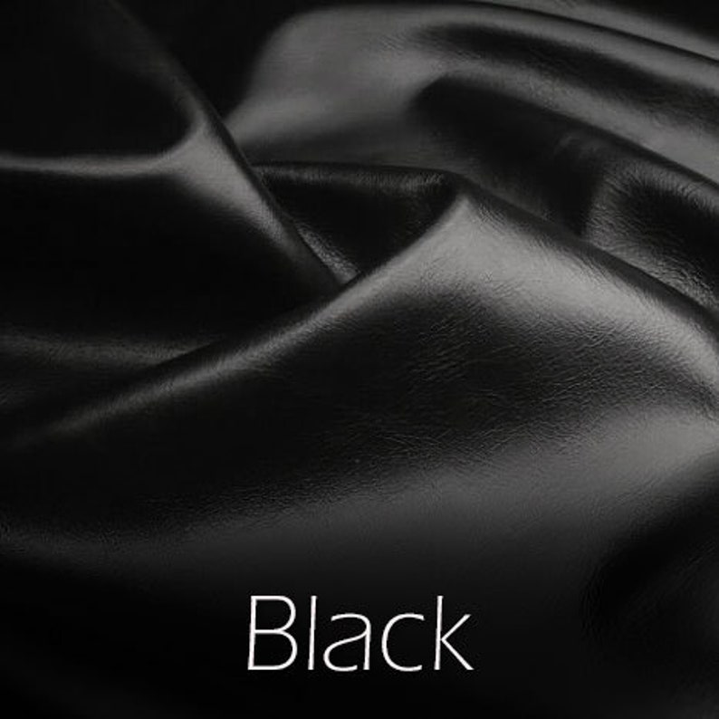 Black leather swatch.