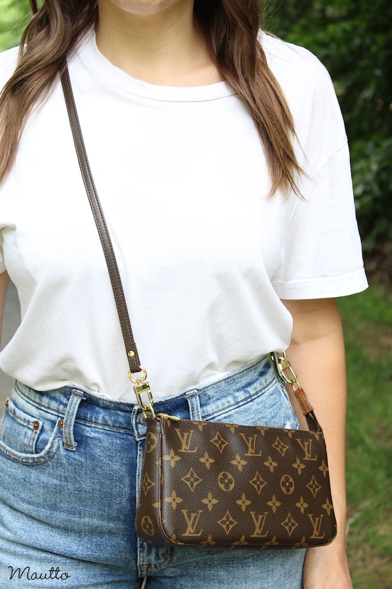 Heart move low price Adding a Crossbody Strap to a Louis Vuitton Pochette -  since wen, cross body louis vuitton strap