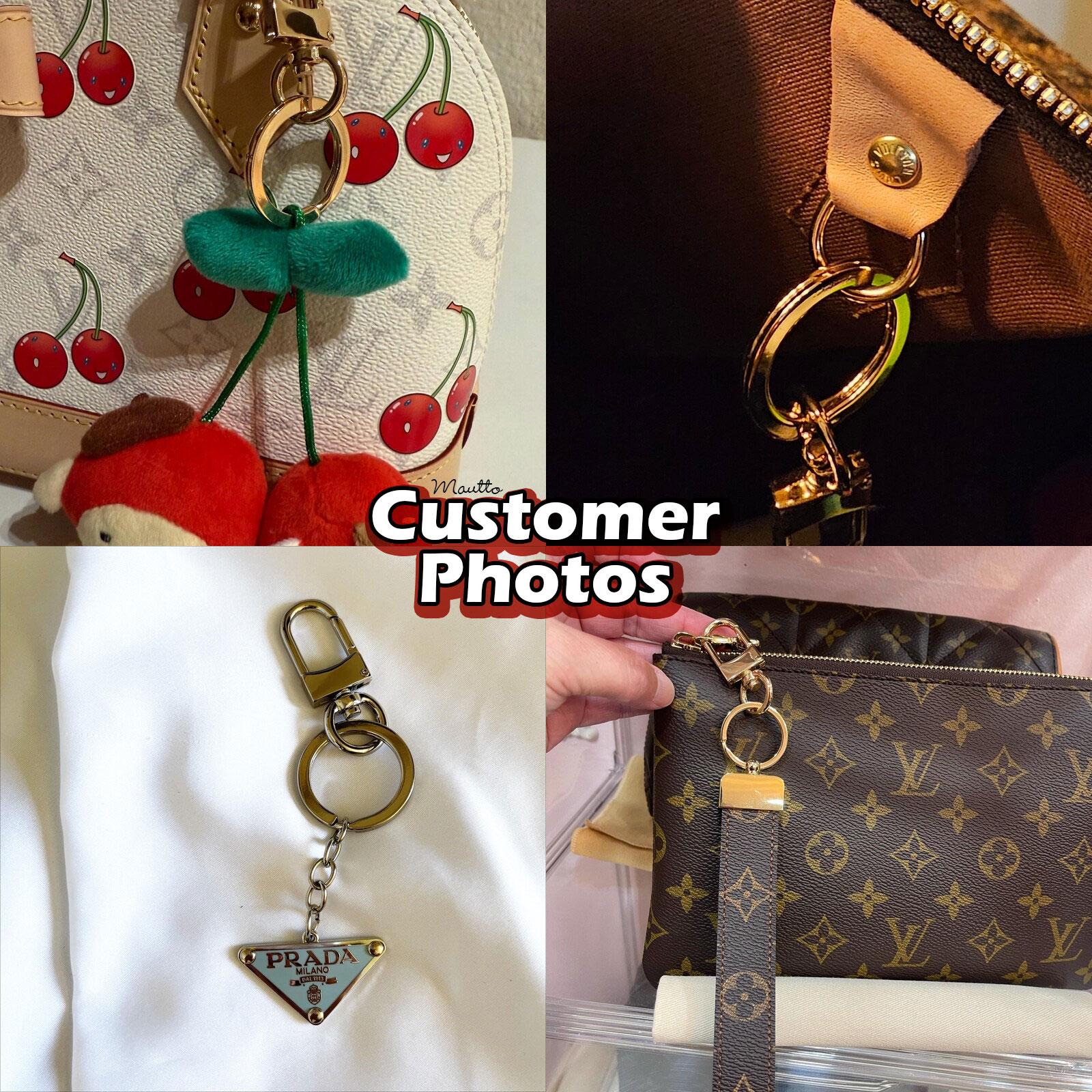 LV Key Accessory - Swiveling Clip for Wallet, Pouch, Purse, Card