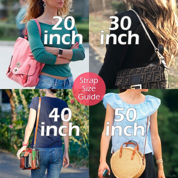MY MIRONEY 28.35\" Long Leather Handbag Handles Dark Brown PU Leather Bag Strap With Rivets For Shoulder Bag Purse DIY Making Pack Of 2