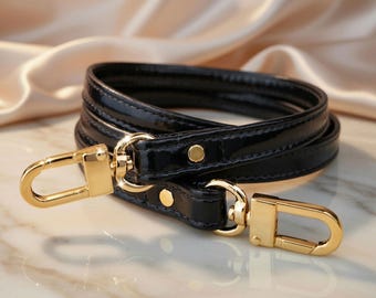 Patent Leather Handbag Strap – Customize Length & Hardware