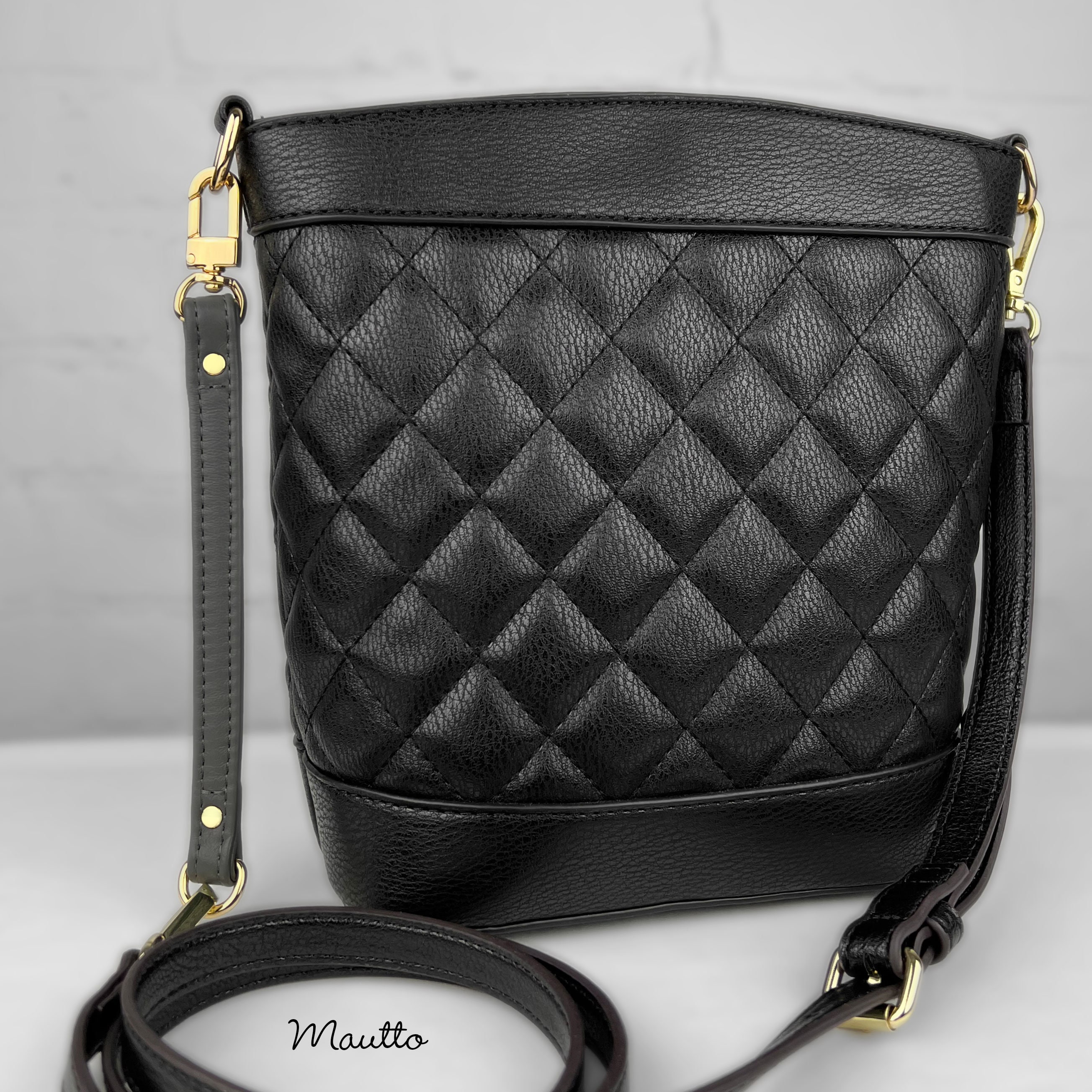 Black Leather Strap for Louis Vuitton Speedy, NeoNoe, Trevi, Metis etc -  3/4 inch (19mm) Wide - Adjustable Shoulder to Crossbody Lengths