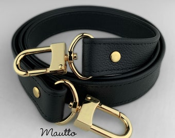 Wide Handle or Short Shoulder Strap 20 Inch Length 1.5 Inch Wide Leather  Bag Strap Choose Color & Hook Style 