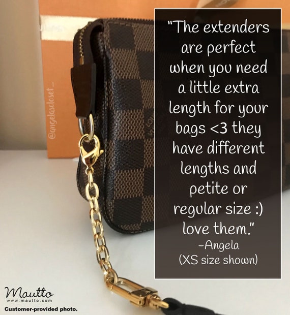 Petite Chain Strap Extender Accessory for LV Pochette & More 