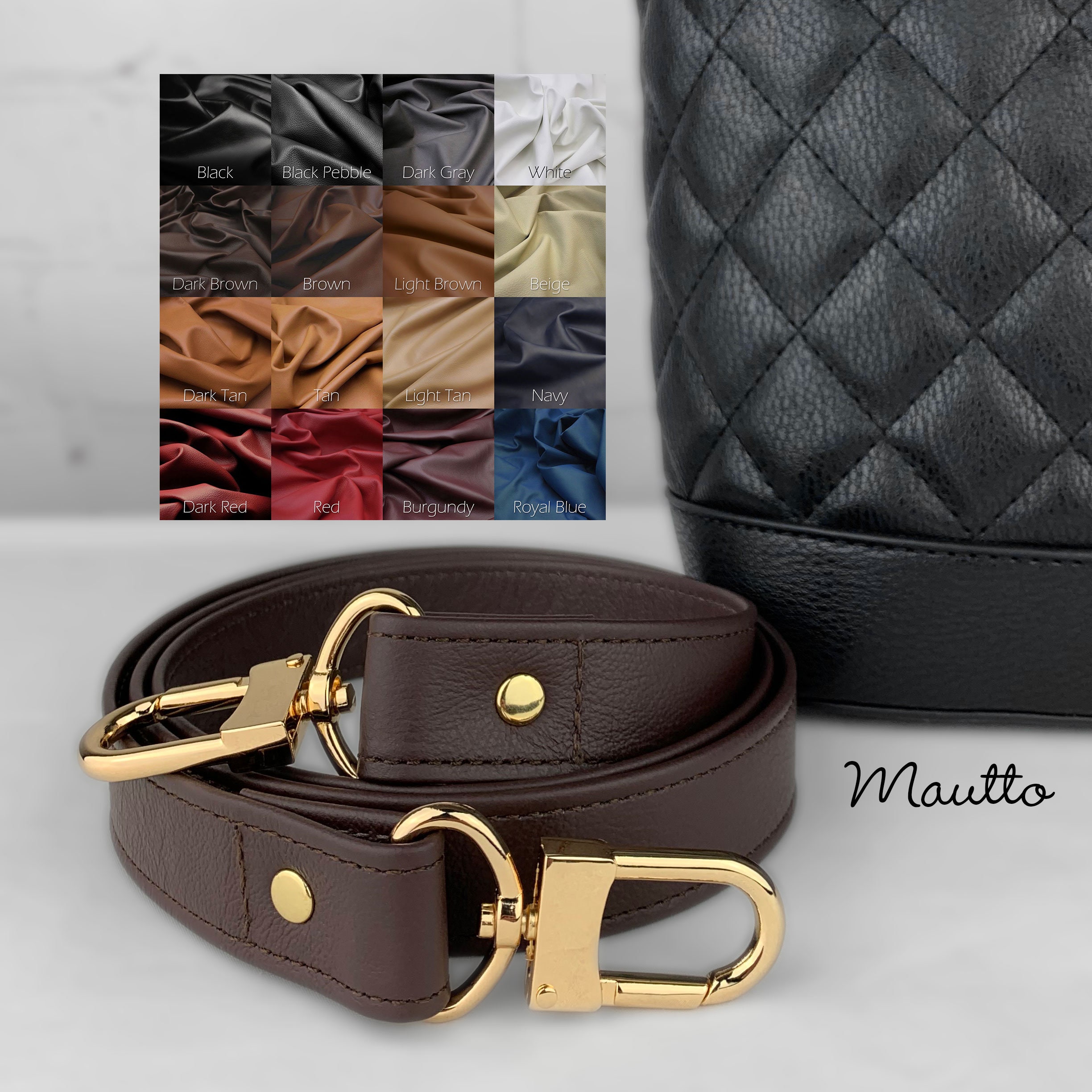 Snap Clips for Louis Vuitton Bag Shoulder Strap 3/4''