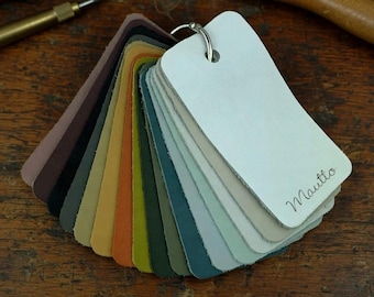 Sample Swatches for Mautto Straps - Choose Colors or Packs - Leather & Webbing Available
