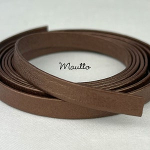 Bronze Leather Lace Lacing, 1/4 inch Wide, 36 inch Length (1 yard) for DIY Projects, Drawstrings, Crafts, Roman Sandals, Saddle Stitching
