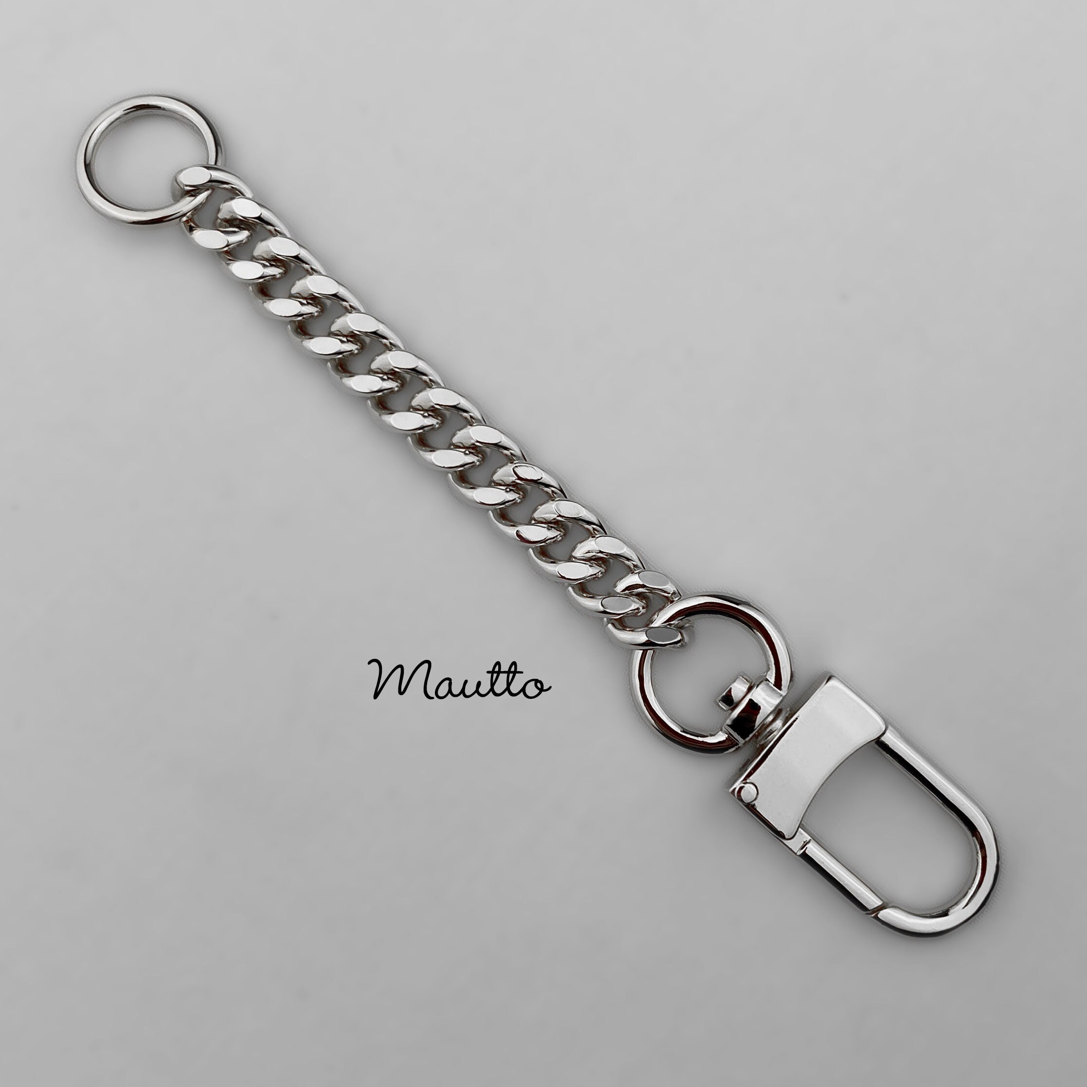 Key Tether Fancy Cuban Link Chain 