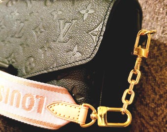 Louis Vuitton Geldbörse Verlängerungskette - Goldfarbene Crossbody-Kette