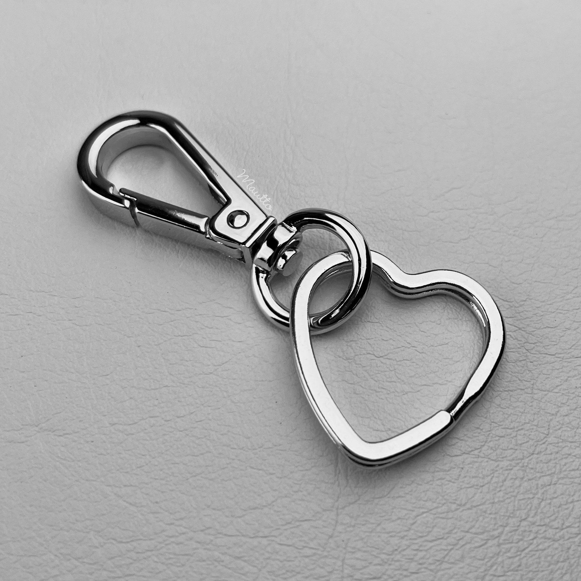 Lot De 26 Attaches à Ressort En Forme De Cœur - 13 Couleurs Pastel Pour Bijoux, Sacs Et DIY