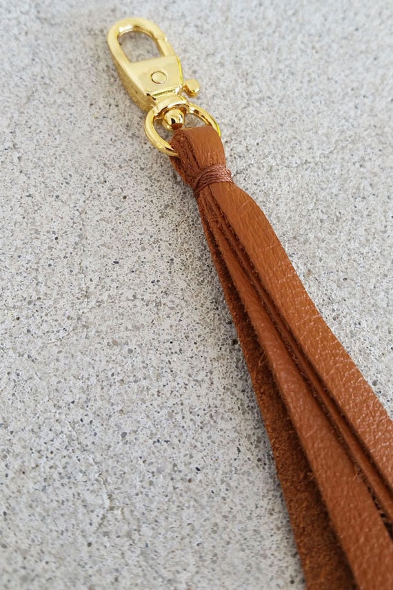 Light Tan Leather Strap with Yellow Stitching for Louis Vuitton (LV), Coach  & More - .75 Wide