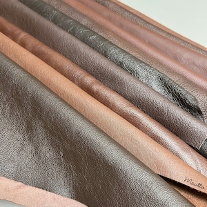 Brown Leather Pieces - 1 Pound Bag of Scraps, Remnants - for Crafts, Art, DIY Projects, Leather Jewelry, etc