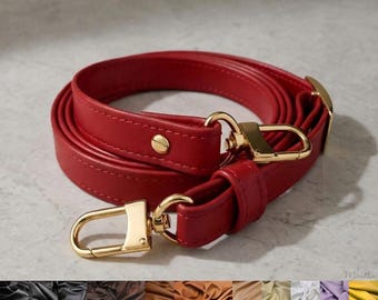 Bandoulière réglable extra longue en cuir, 3/4 pouce de large, couleur et fermoirs personnalisables