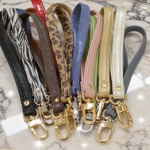Leather Wrist Strap Keychain: Handmade Wallet Clutch Accessory
