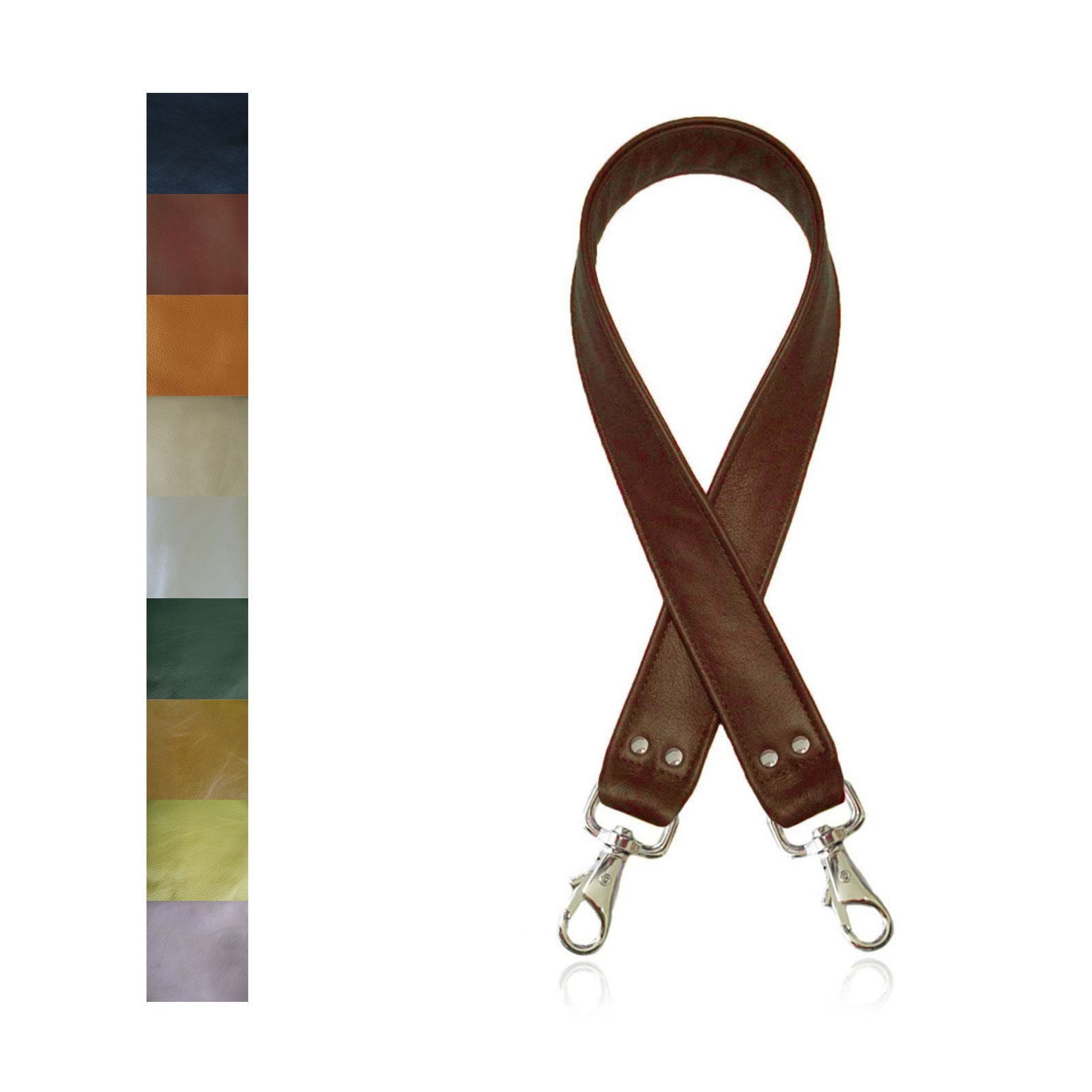 Leather Top Handle or Shoulder Strap Tapered 1.5 Middle 1 Ends 16 Leather  Colors U Shape Hooks 16XLG for LV Artsy Etc. 