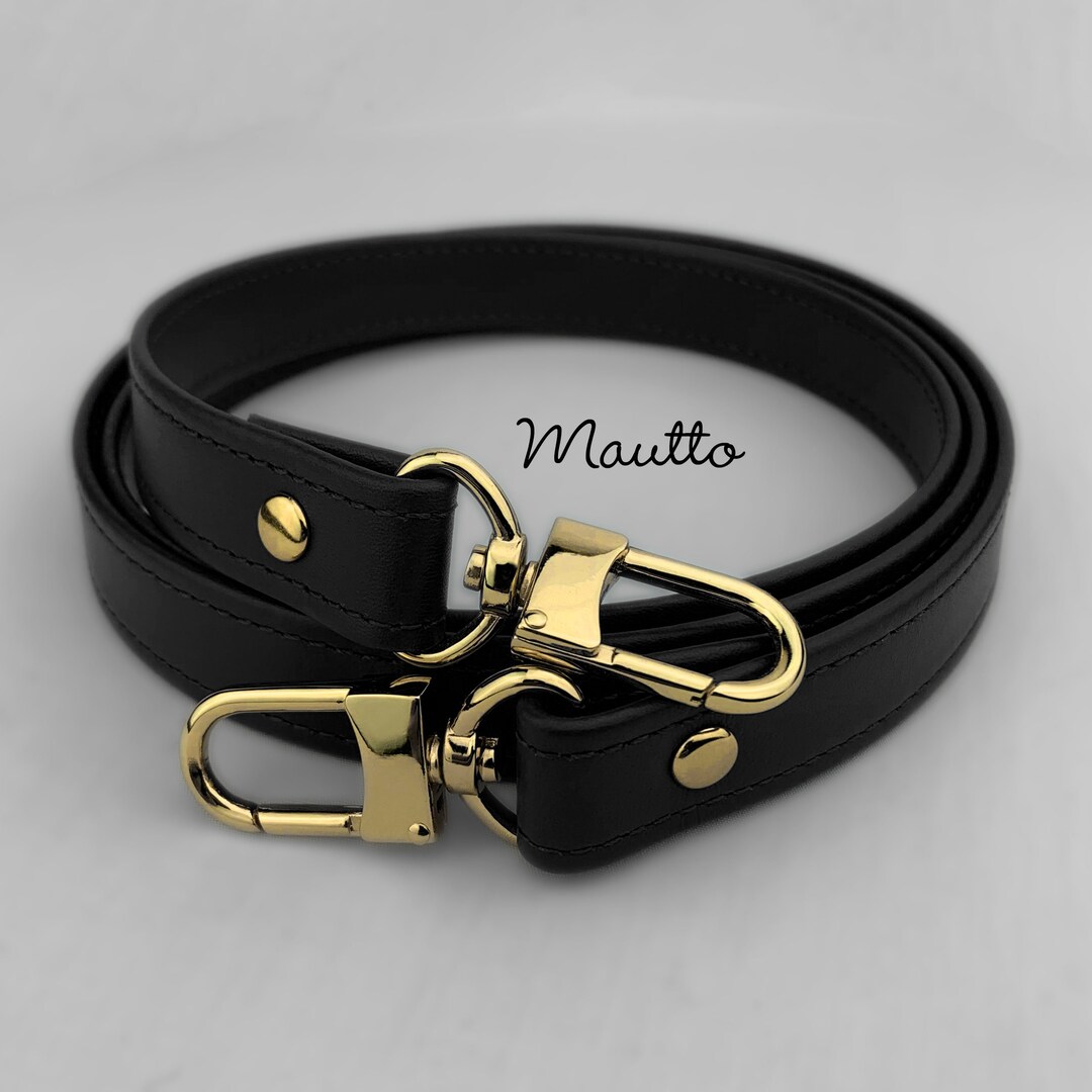 NEW Auth Louis Vuitton Dauphine Monogram Black Bracelet Size 17 +