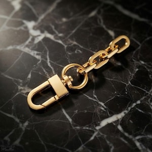 Extensor de correa de cadena para bolsos de diseñador Louis Vuitton (acabado metálico dorado o plateado)