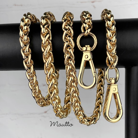 Chain Strap Extender Handbag Accessory Luxury Chunky Large Links With  Keyring Tether Multi-use Extension to Lengthen Purse Strap 