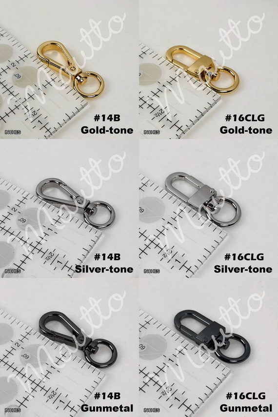 TISUR Gold Titanium key rings heavy duty, key chain rings keyring keychain  for men women, quick release key ring