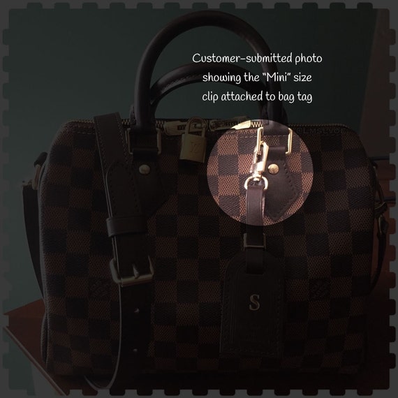 Luggage Tag / Bag or Charm Clips for Louis Vuitton LV 2 