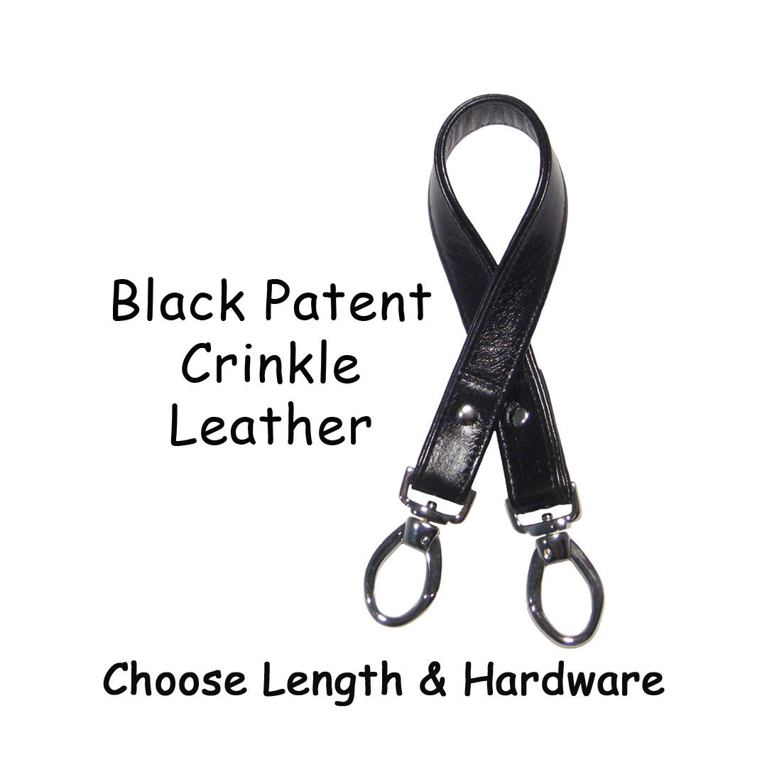Black Leather Strap for Louis Vuitton Eva/alma/etc 1/2 Inch 13mm Wide  Adjustable Shoulder to Crossbody Length 