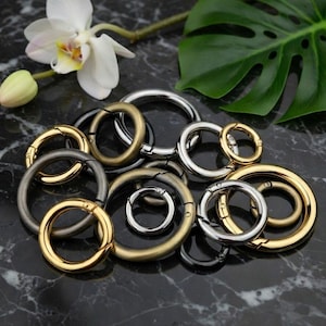 Repuesto de herrajes para juntas tóricas de compuerta de resorte, varios acabados y tamaños