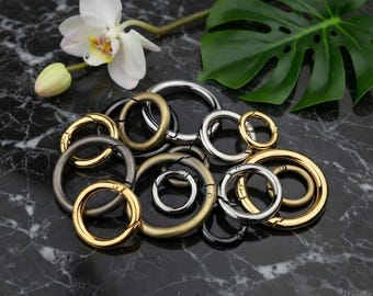 Spring Gate O-Ring Hardware Replacement, Various Finishes & Sizes