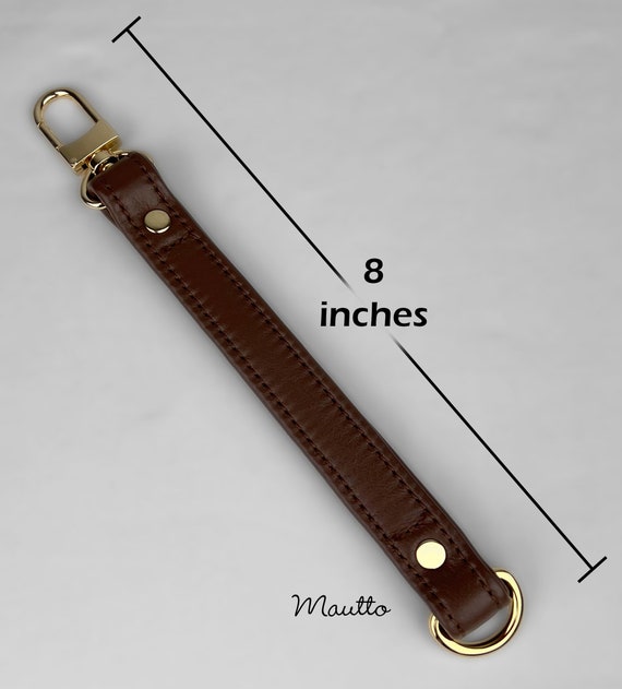 Short Shoulder Strap or Handle 20 inch Length 0.75 inch Wide Leather Purse/bag  Strap Choose Leather and Connector Style 