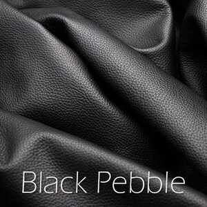 Adjustable Shoulder to Crossbody Strap 1 Inch Wide Black Pebble Genuine ...