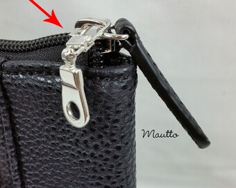 Zipper Pull (Pull-tab) Replacement Nickel, Gunmetal or Antique Brass  for Handbags, Backpacks, Purses, Apparel, Sleeping Bags more