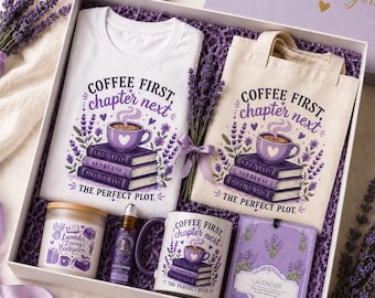 Comfort Colors T-shirt, Book Lover Gift, Love Reading Essentials, Hug in a box, Self Care Package, Book Lover Gift Set, Book Lover Box