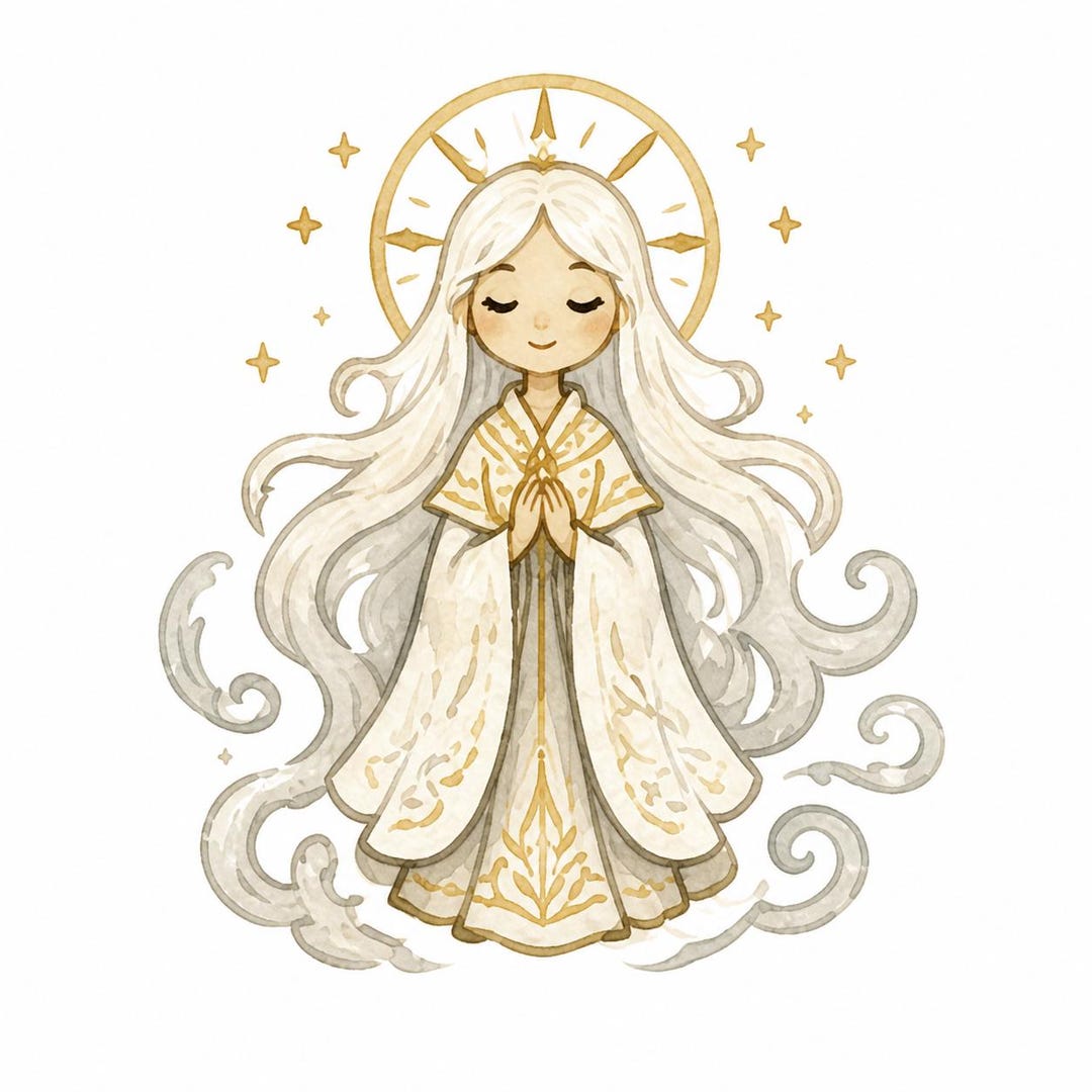 Spirit Element PNG SVG Bundle Elemental Folk Spirit Clipart Celestial ...