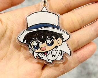 Detective Conan Chibi Acrylic Keychain -- Conan, Kid, Shinichi, Ran, Ai, Amuro, Akai