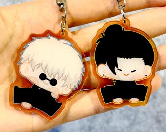 Jujutsu Kaisen Acrylic Keychains – Satoru Gojo & Suguru Geto