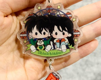 Detective Conan Duo Acrylic Keychain -- Conan, Kid, Ran, Shinichi, Ai