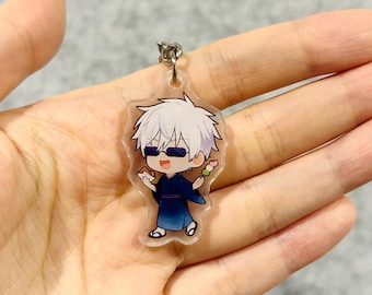 Jujutsu Kaisen Cooking Time Acrylic Keychains -- Satoru, Yuji, Megumi, Nobara, Nanami, Toge, Zen'in, Panda