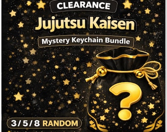 Jujutsu Kaisen Mystery Keychain Bundle | Random Keychain Set | Last Stock