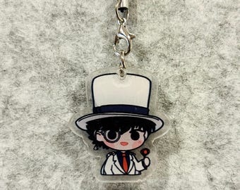 Detective Conan Acrylic Charm: Chibi Anime Keychain Strap