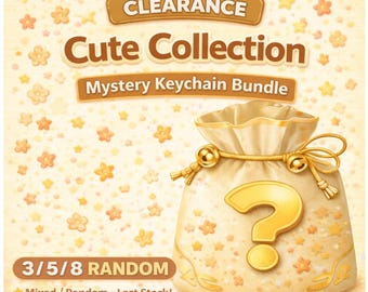 Cute Collection Mystery Keychain Bundle | Random Keychain Set | Last Stock