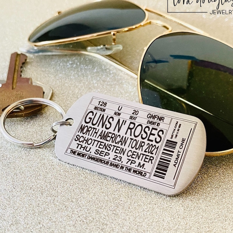 Concert Keychain Concert Jewellery - Etsy