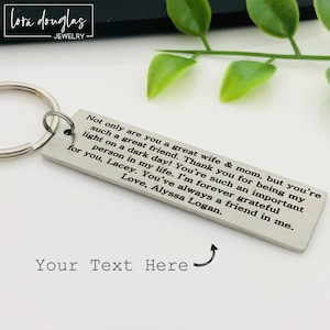 Custom Engraved Keychain, Personalized Keychain, Metal Keychain, Engraved Gift, Gift for Guy, Personalized Gift, Custom Keychain, Key ring