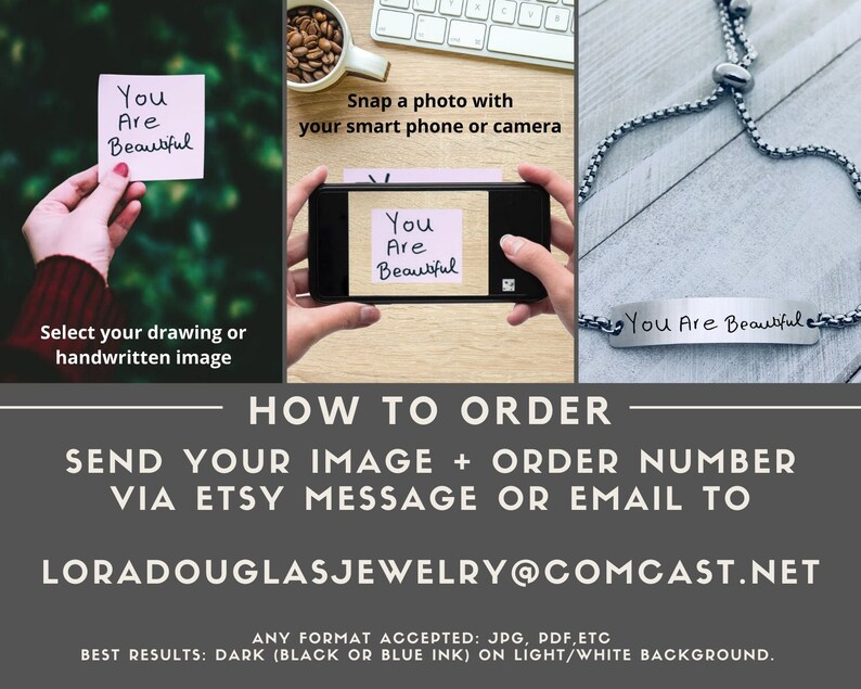 Engraved Handwriting Engraved Handwriting Keychain Etsy