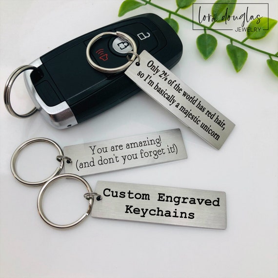 picture engraved keychains