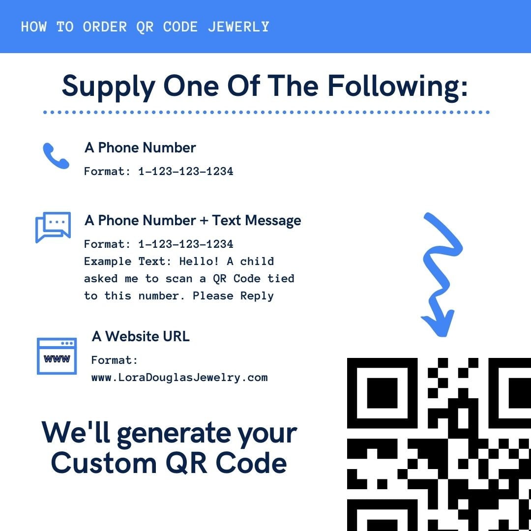 QR Code Pet Tag QR Code Charm Pet Tag Dog Id Tag Pet ID Etsy